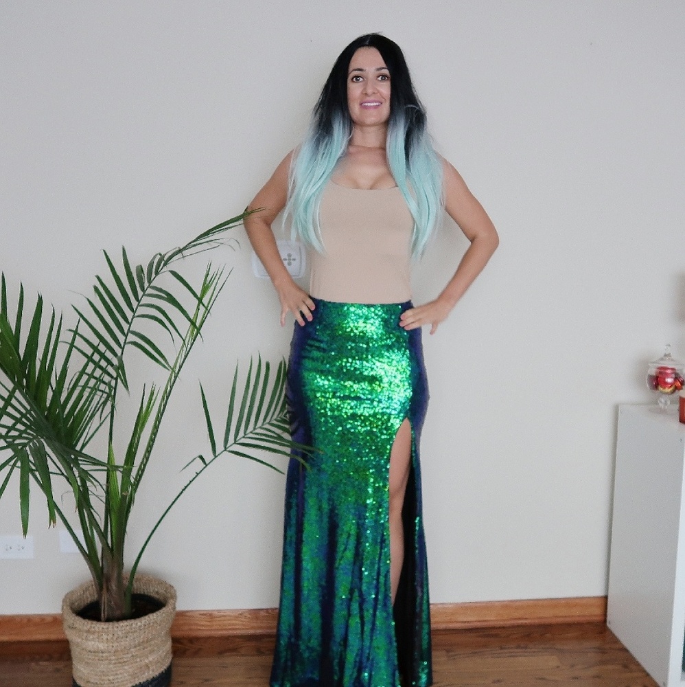 Sequin skirt